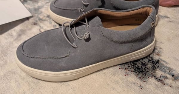 Rieker Grey Suede Boat Shoes - Casual Comfort