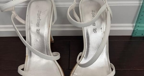 Call It Spring White Strappy Heeled Sandals