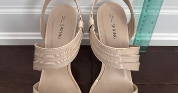 Call It Spring Beige Strappy Heeled Sandals