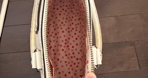 Kate Spade Cream Leather Crossbody Satchel Bag