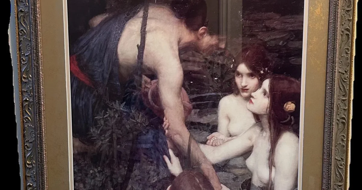 Framed Print - Hylas and the Nymphs Waterhouse