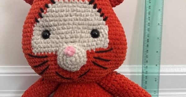 Handmade Crochet Tigger Plush Toy - Winnie the Pooh Collection